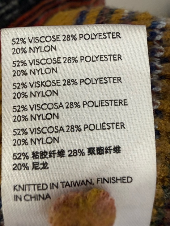 Anthropologie Knit Midi Length Cardigan Festival Bohemian Cottage Size Medium - Picture 8 of 9